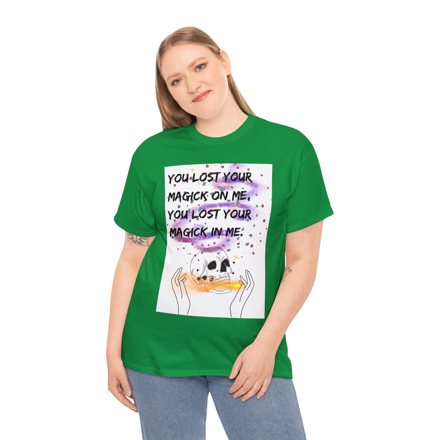 LOST YOUR MAGICK Unisex Heavy Cotton Tee