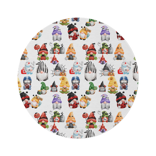 GNOMES OF HALLOWEEN Round Rug