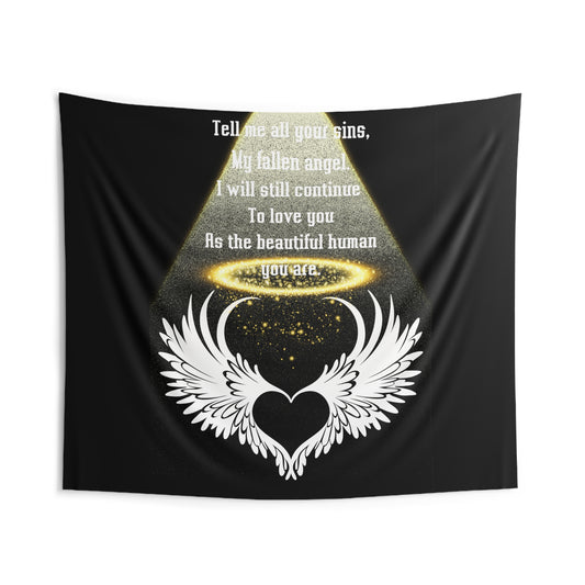 FALLEN ANGEL  Indoor Wall Tapestries