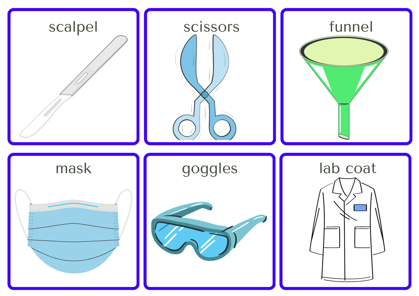 LABORATORY Flashcard Memory And Matching Game: 96 Cards (48 Pairs)