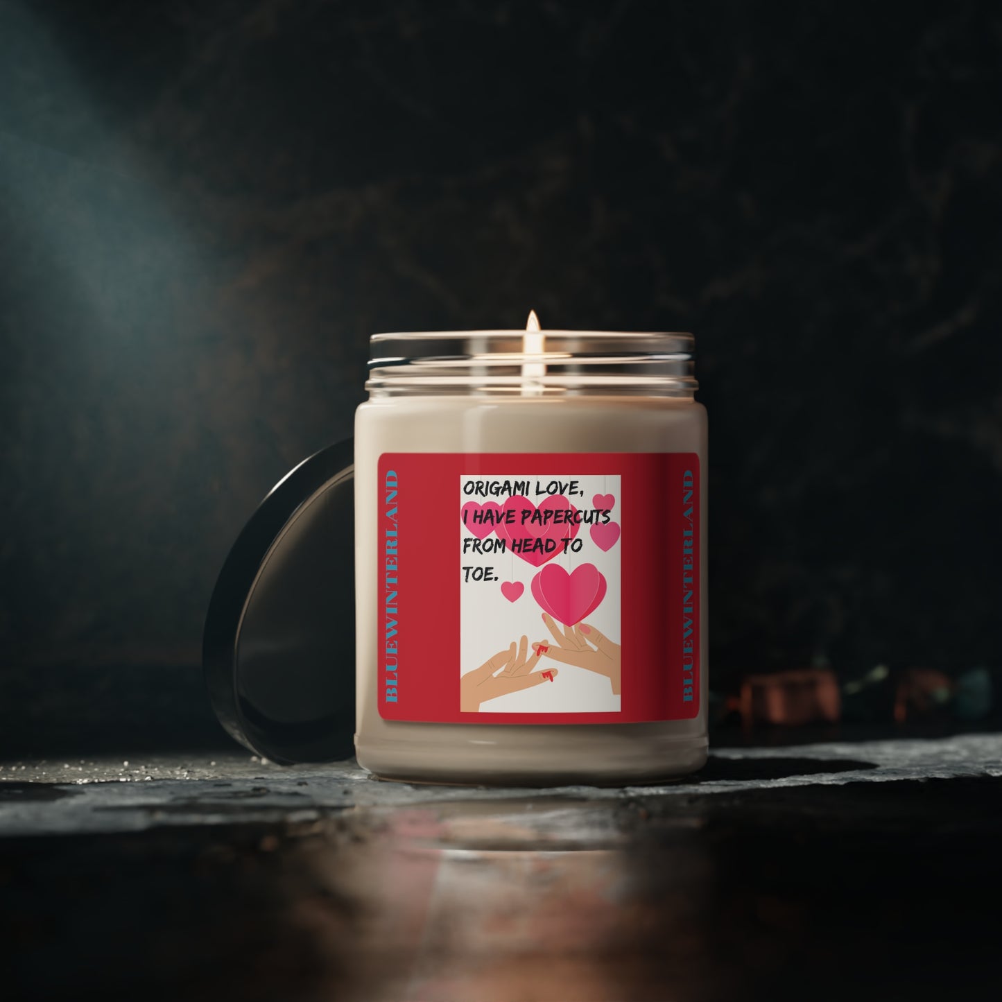 ORIGAME LOVE  Scented Soy Candle, 9oz