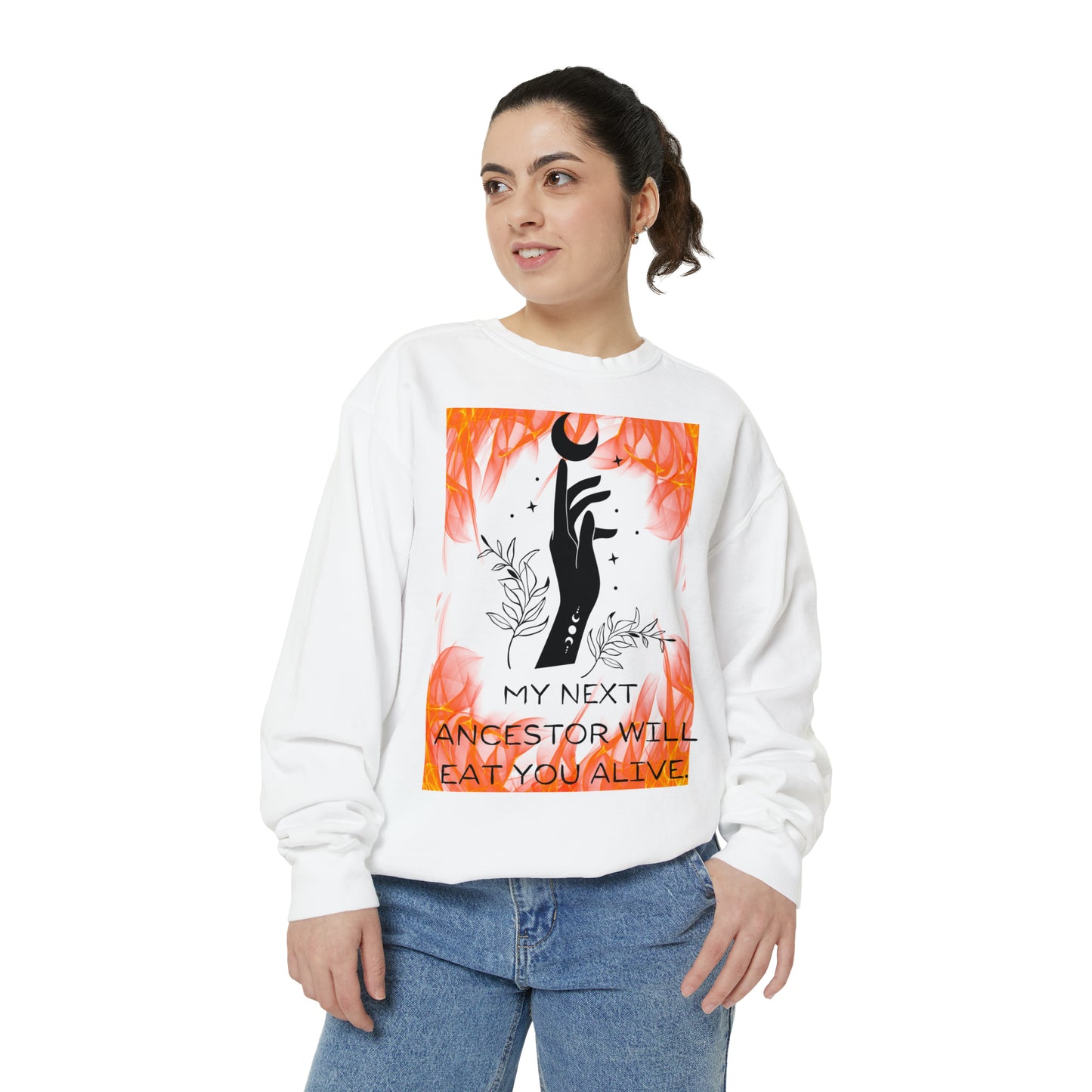 MY NEXT ANCESTOR Unisex Garment-Dyed Sweatshirt