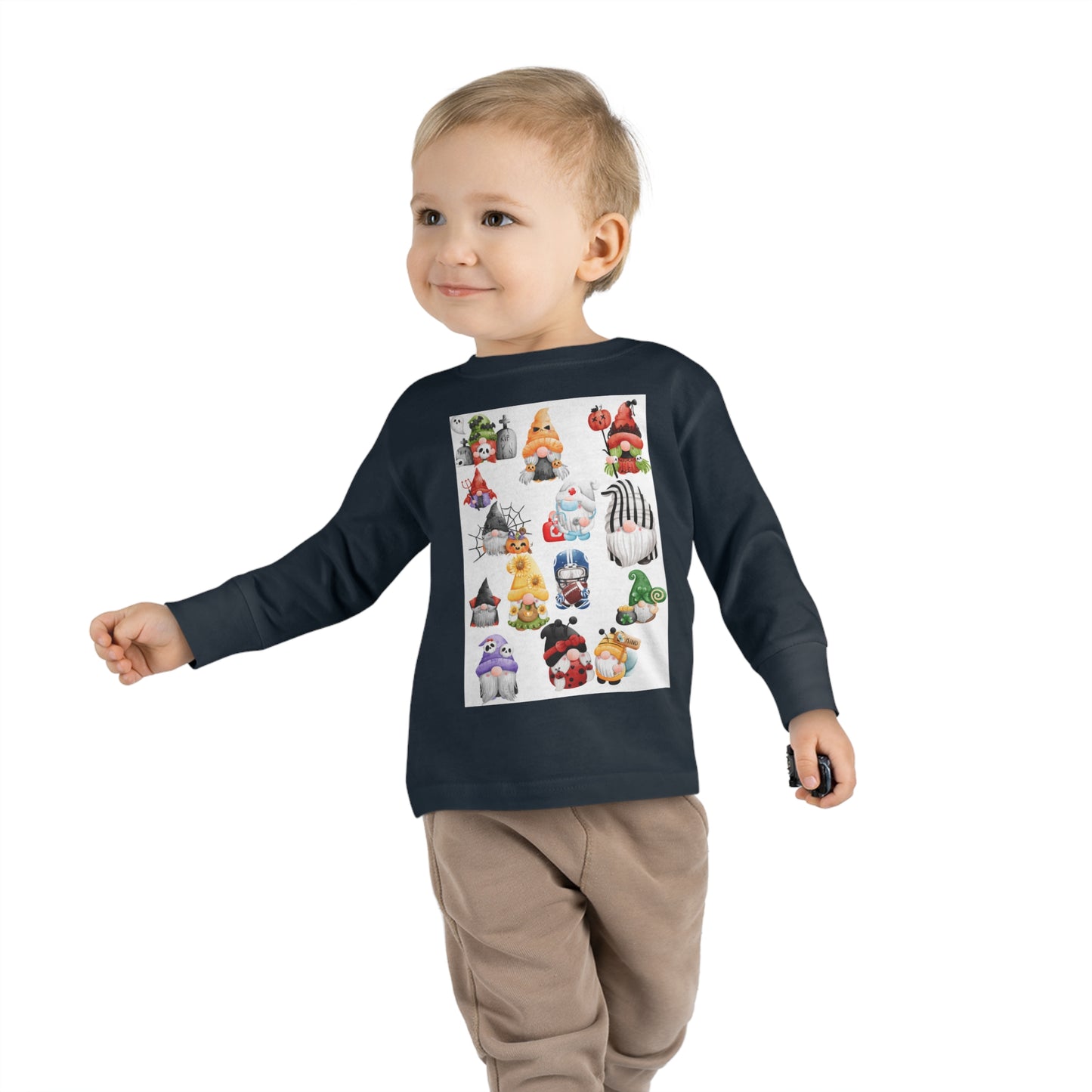 HALLOWEEN GNOMES Toddler Long Sleeve Tee