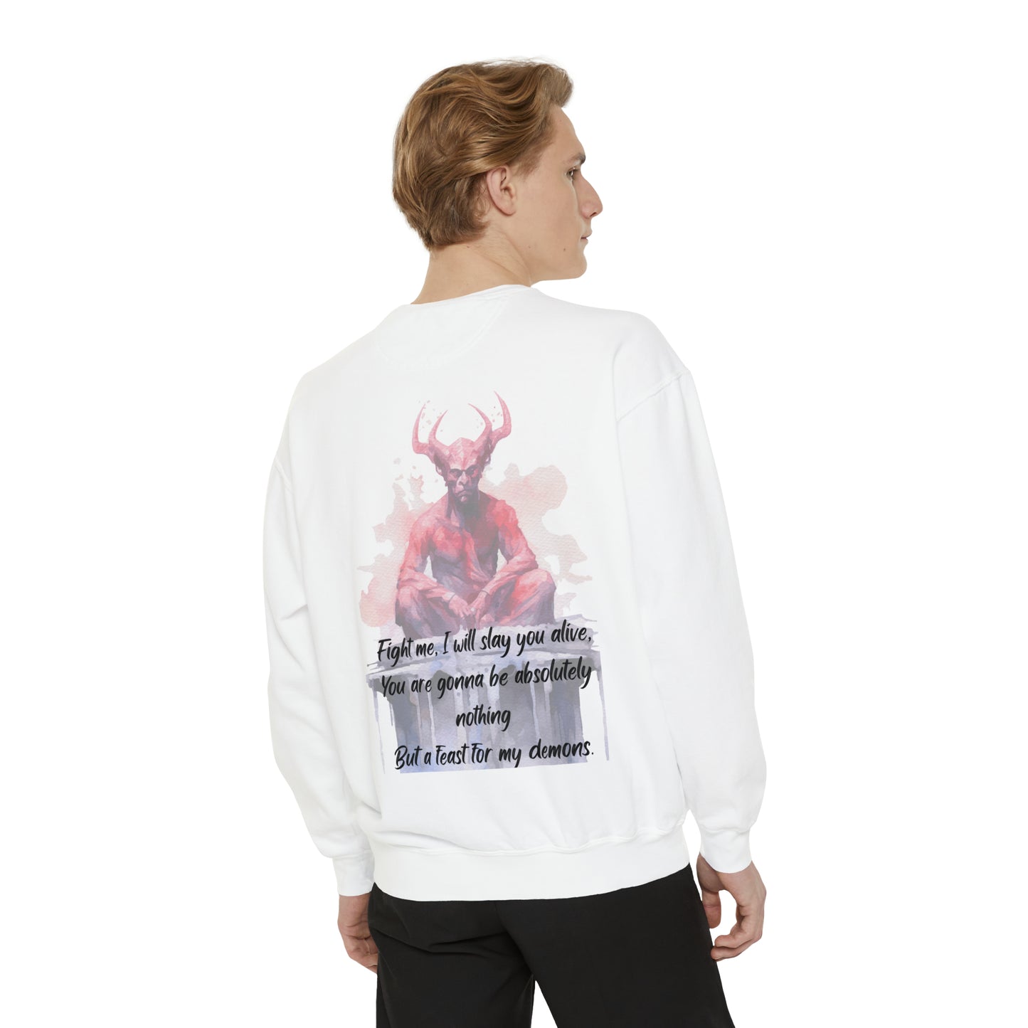 FEAST FOR MY DEMONS Unisex Garment-Dyed Sweatshirt