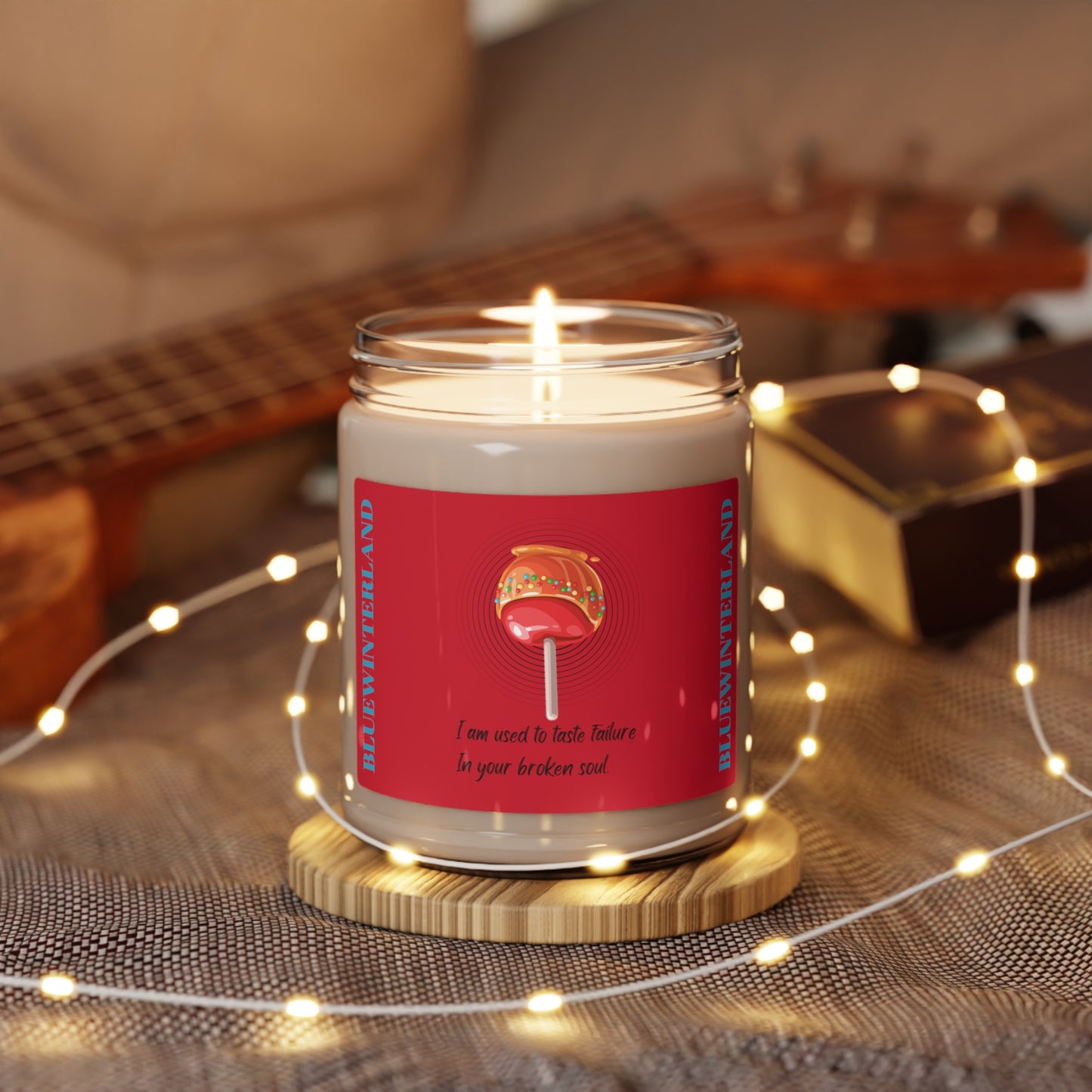 APPLE CANDY FAILURE  Scented Soy Candle, 9oz
