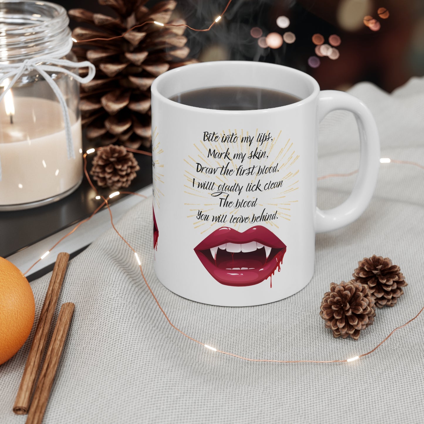 HALLOWEEN KISS Ceramic Mug 11oz