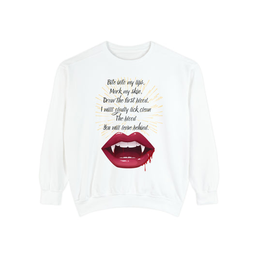 HALLOWEEN KISS Unisex Garment-Dyed Sweatshirt