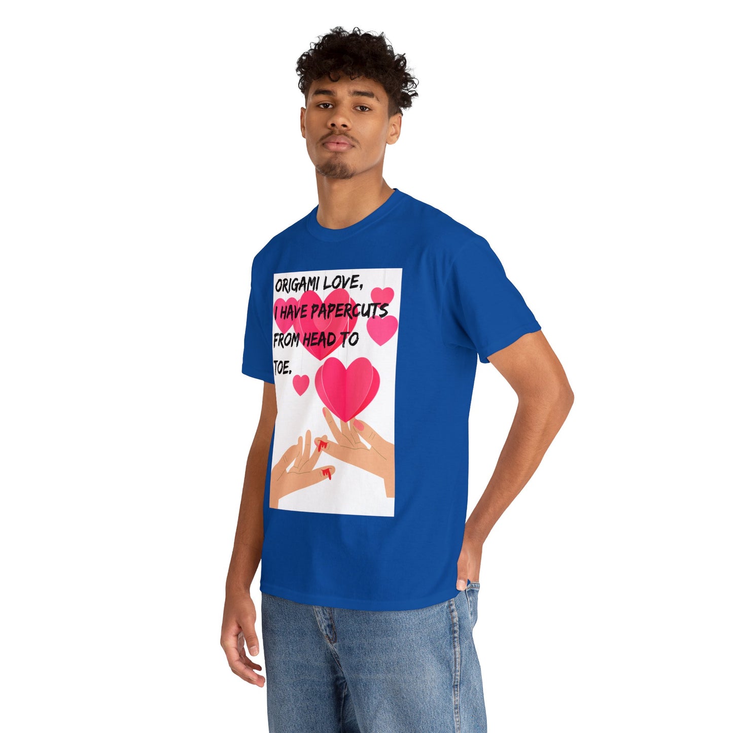 ORIGAME LOVE Unisex Heavy Cotton Tee