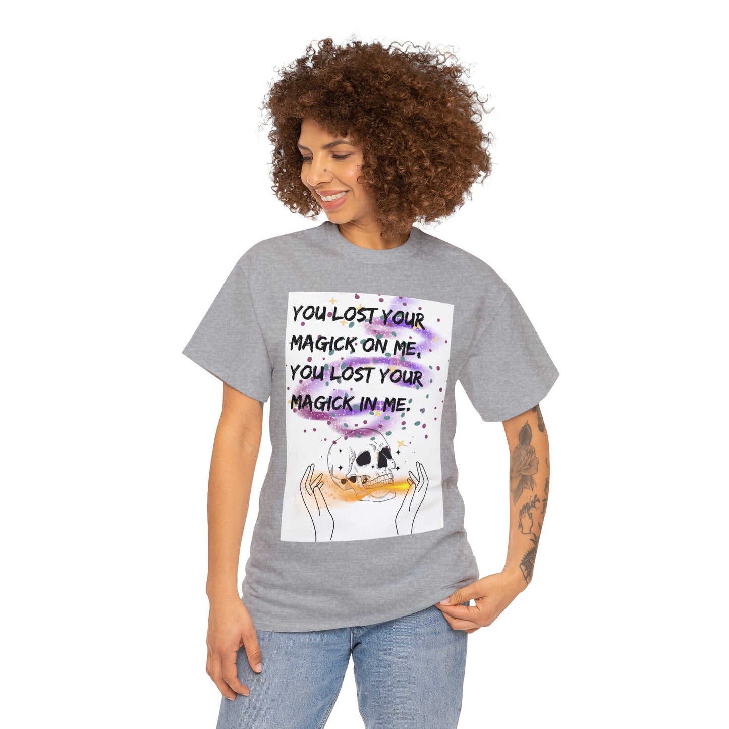 LOST YOUR MAGICK Unisex Heavy Cotton Tee