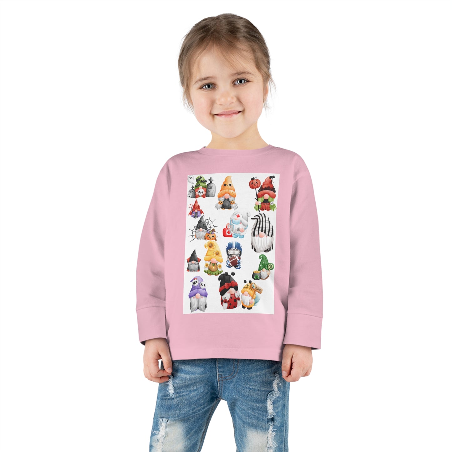 HALLOWEEN GNOMES Toddler Long Sleeve Tee