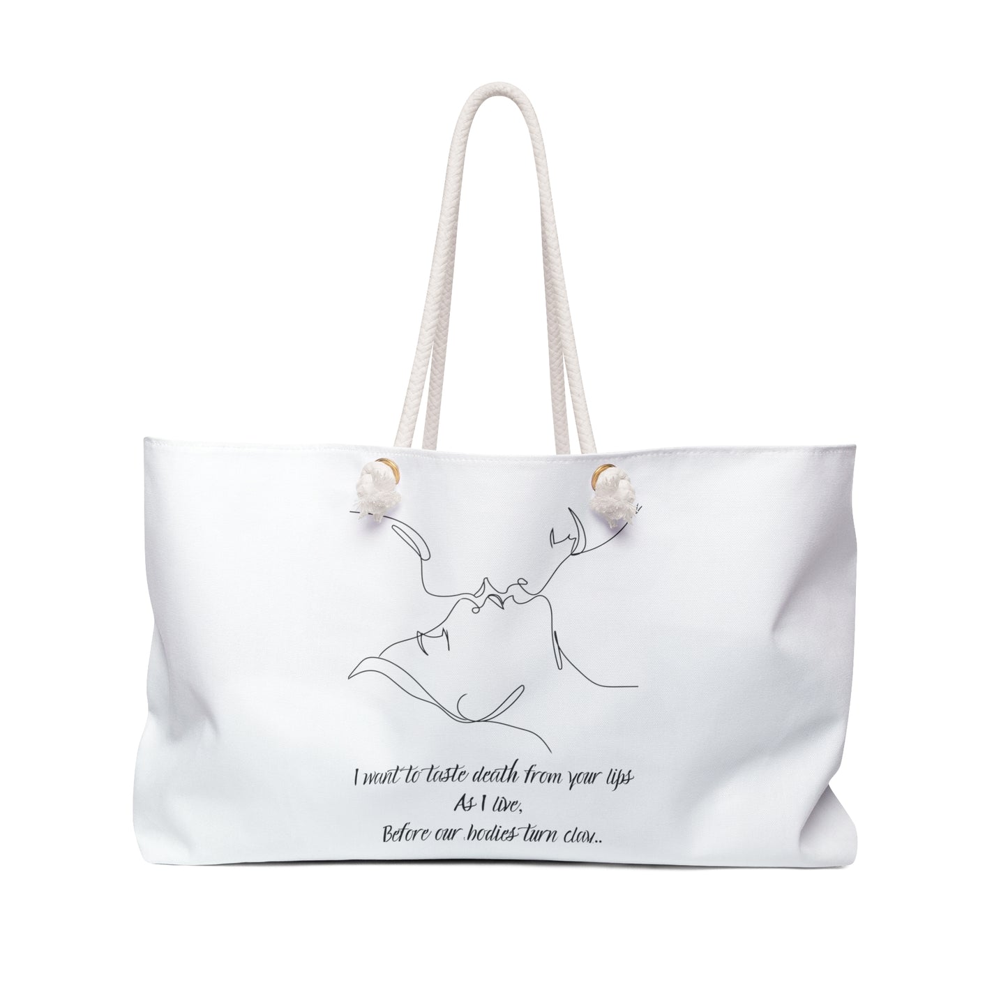DEATH FROM YOUR LIPS Weekender Bag