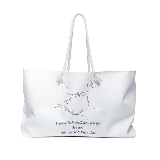 DEATH FROM YOUR LIPS Weekender Bag