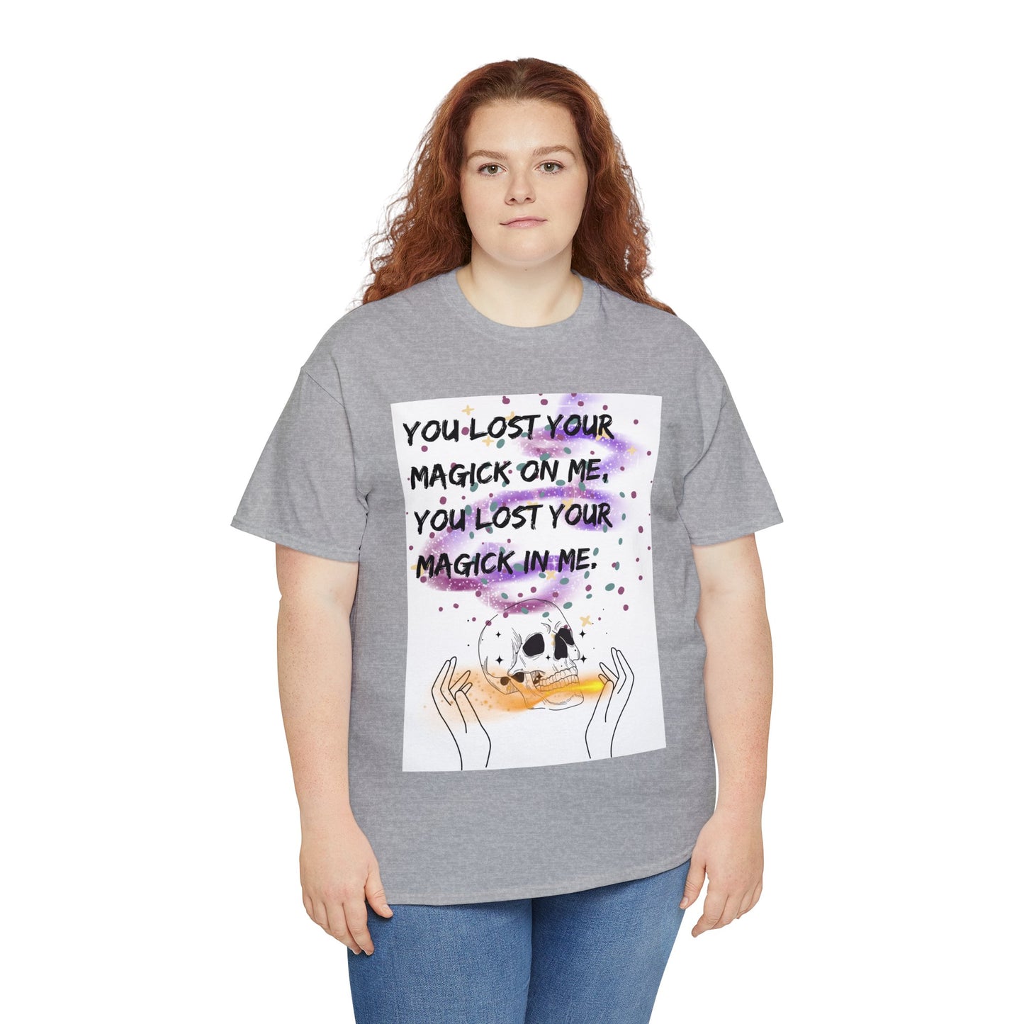 LOST YOUR MAGICK Unisex Heavy Cotton Tee