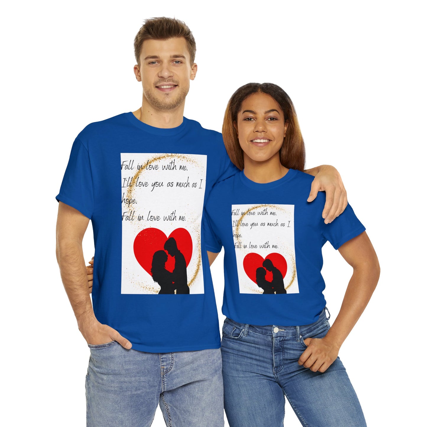 FALL IN LOVE WITH ME Unisex Heavy Cotton Tee