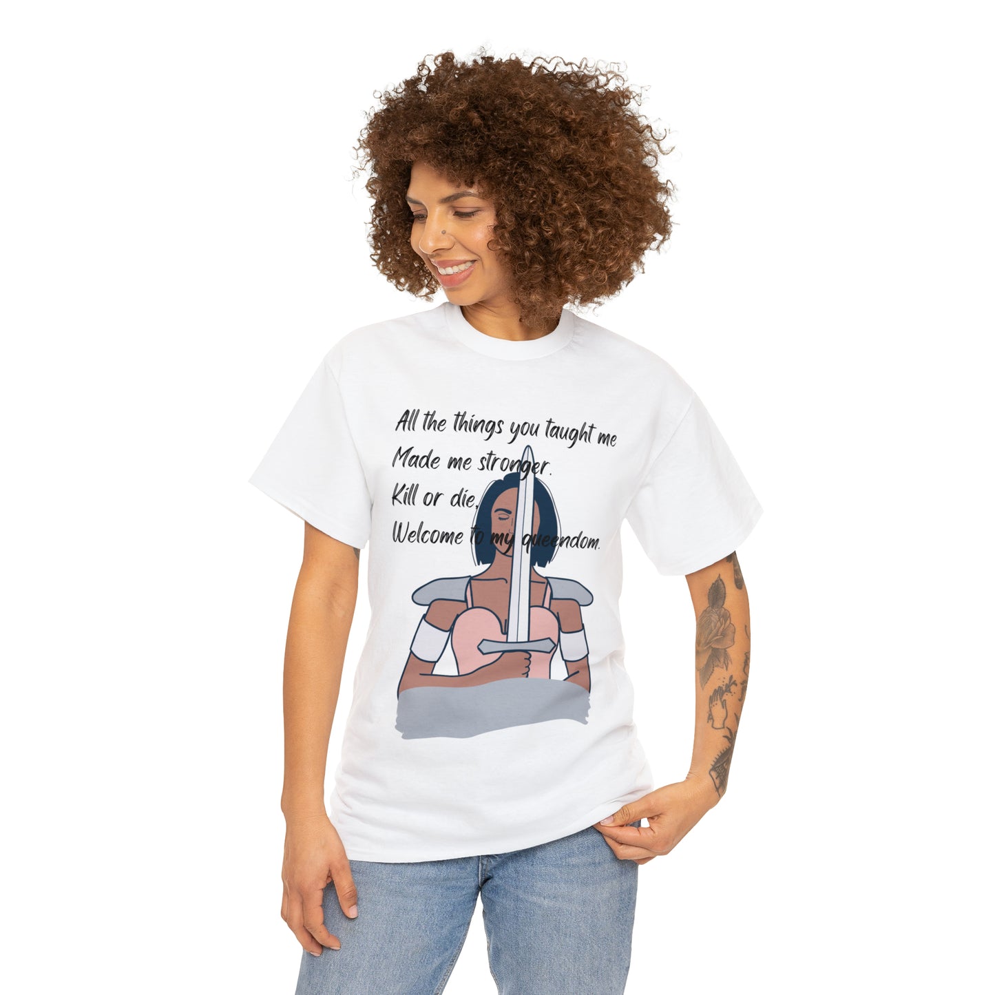 QUEENDOM Unisex Heavy Cotton Tee