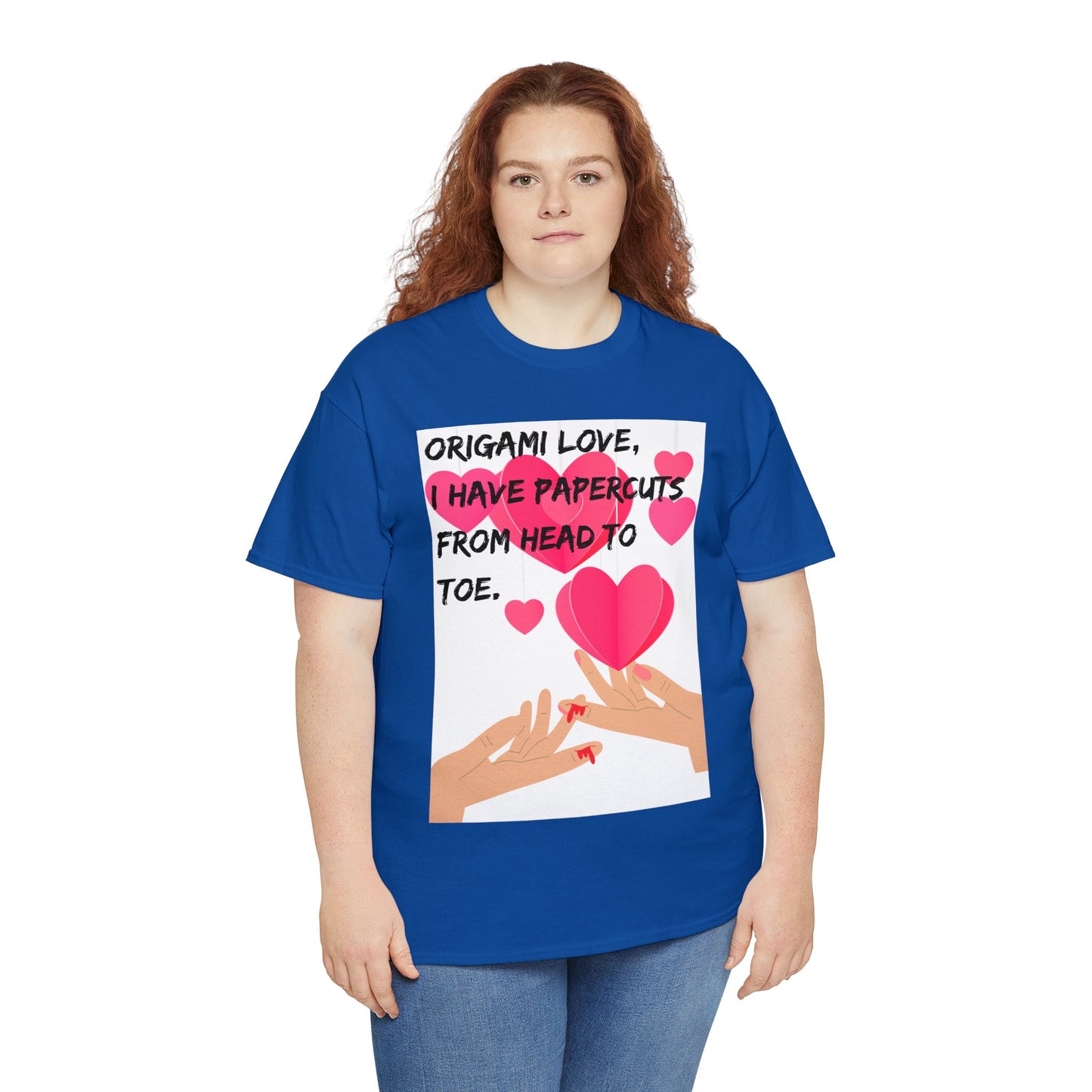 ORIGAME LOVE Unisex Heavy Cotton Tee
