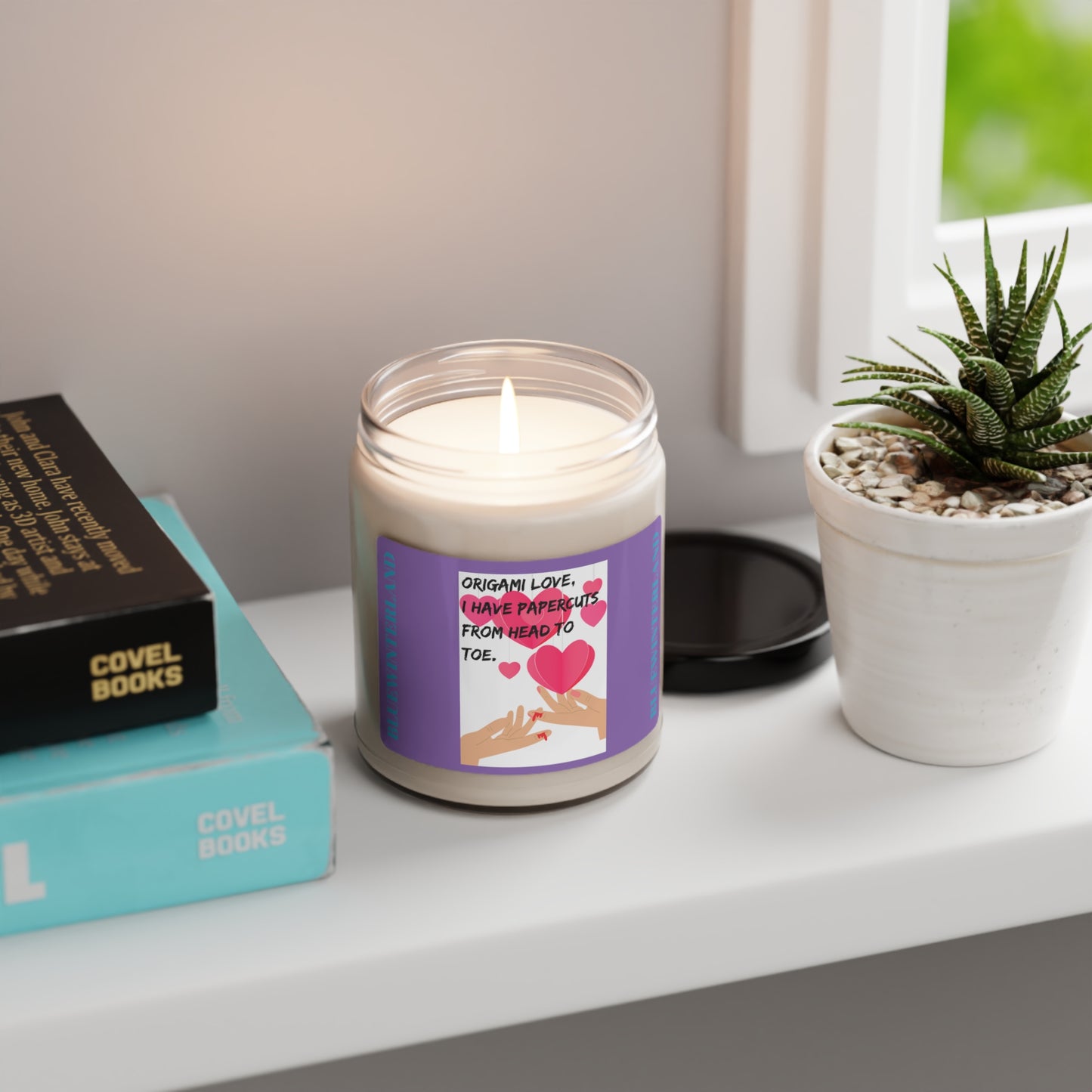 ORIGAME LOVE  Scented Soy Candle, 9oz