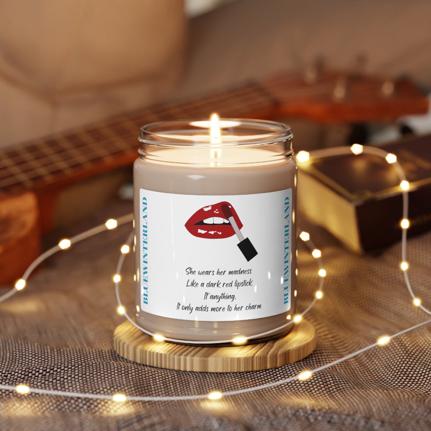 MADNESS LIPSTICK Scented Soy Candle, 9oz