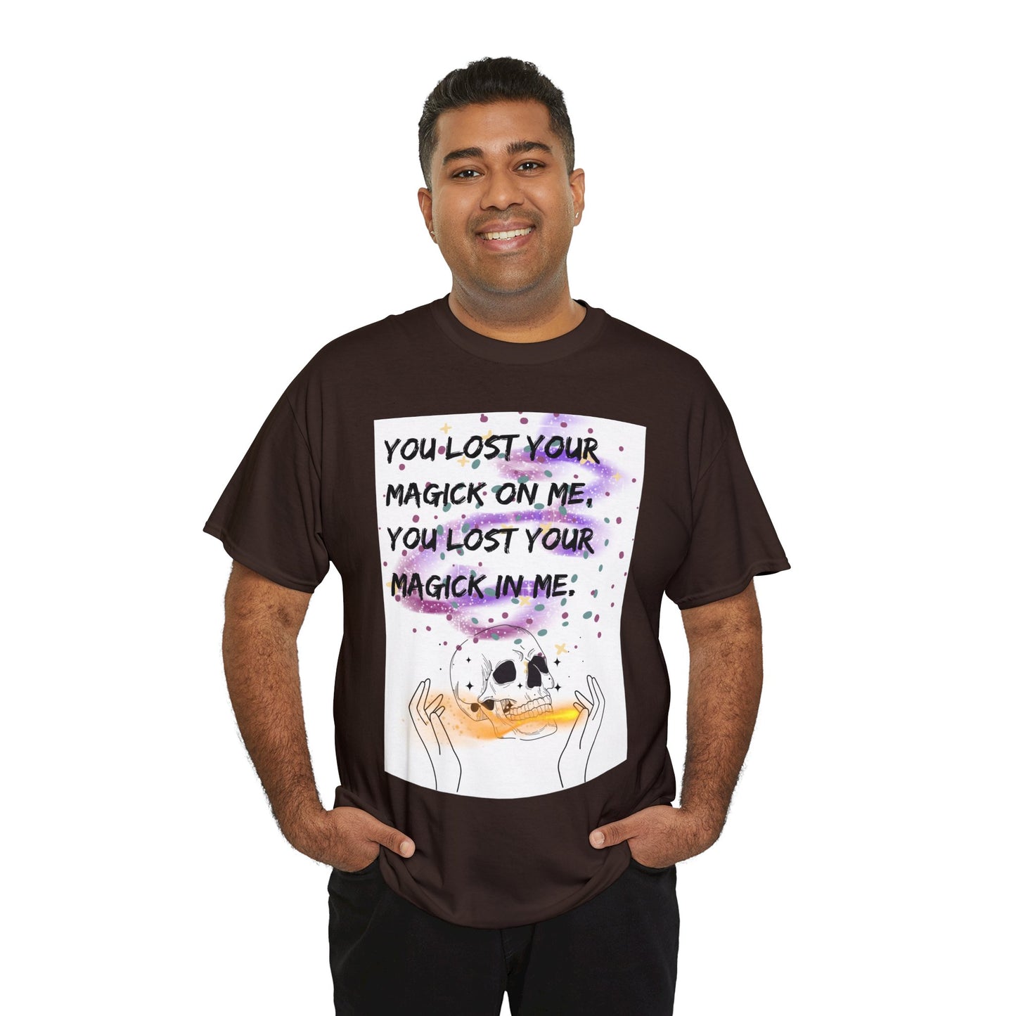 LOST YOUR MAGICK Unisex Heavy Cotton Tee