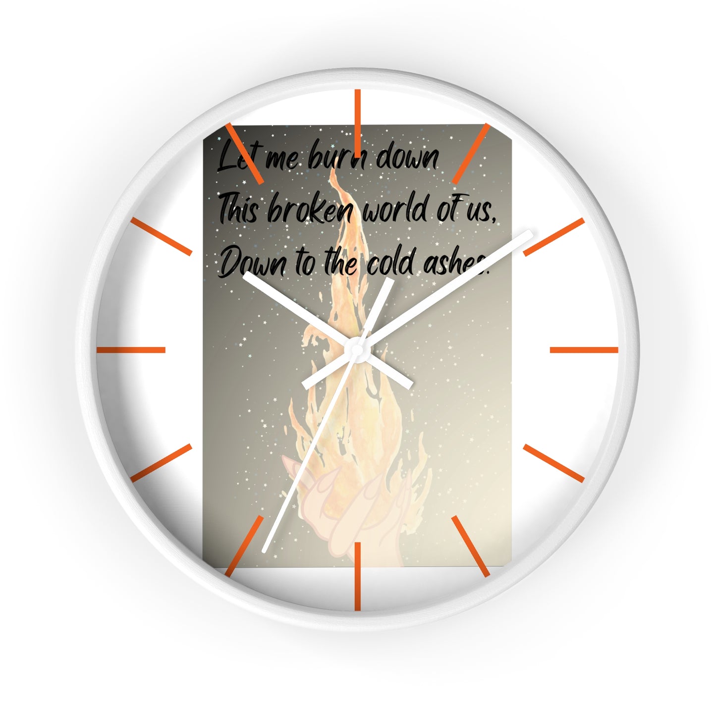 DOWN TO THE ASHES  Wall Clock
