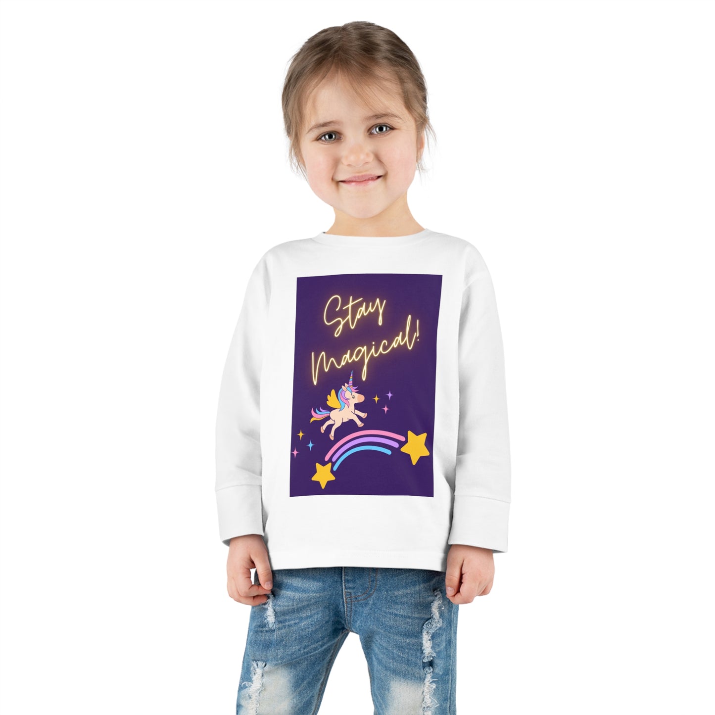 STAY MAGICAL UNICORN LOVE Toddler Long Sleeve Tee