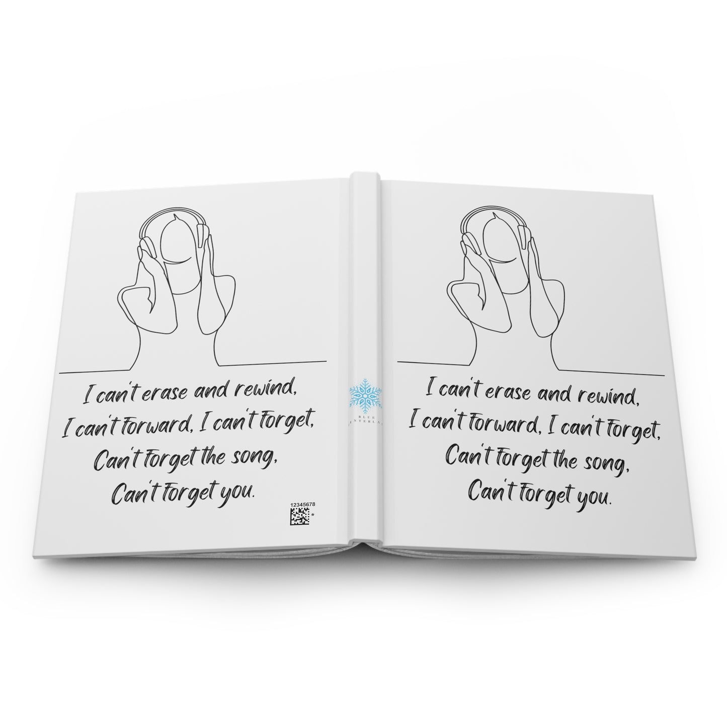 SONG STUCK IN MY HEAD Hardcover Journal Matte
