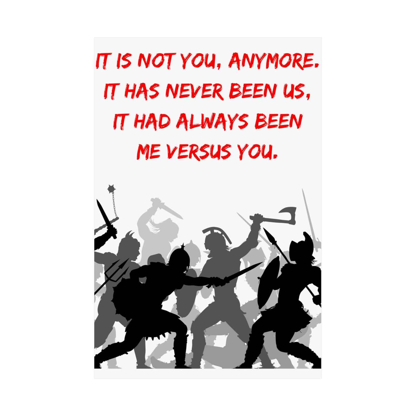 WARZONE  Matte Vertical Posters