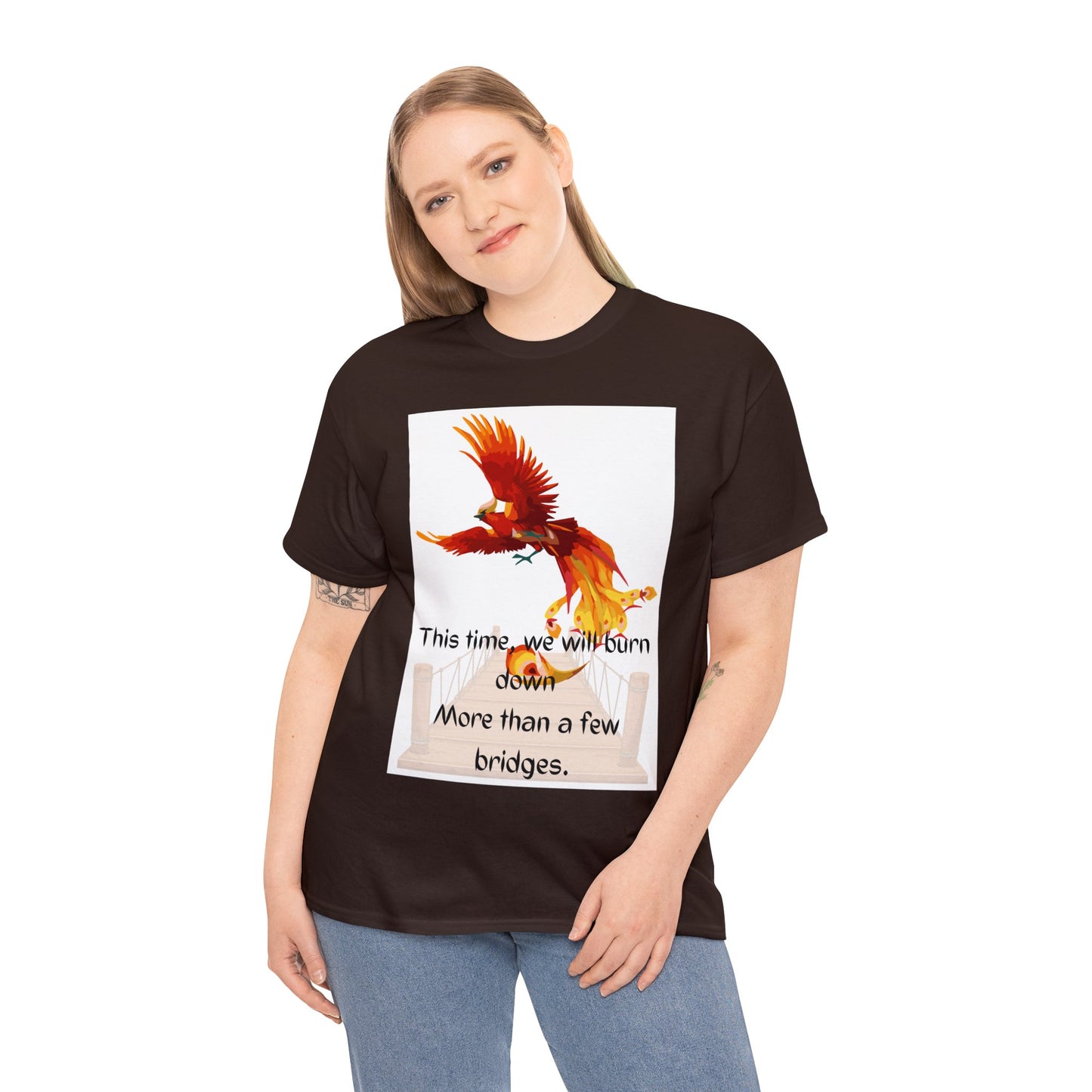 BRIDGES Unisex Heavy Cotton Tee