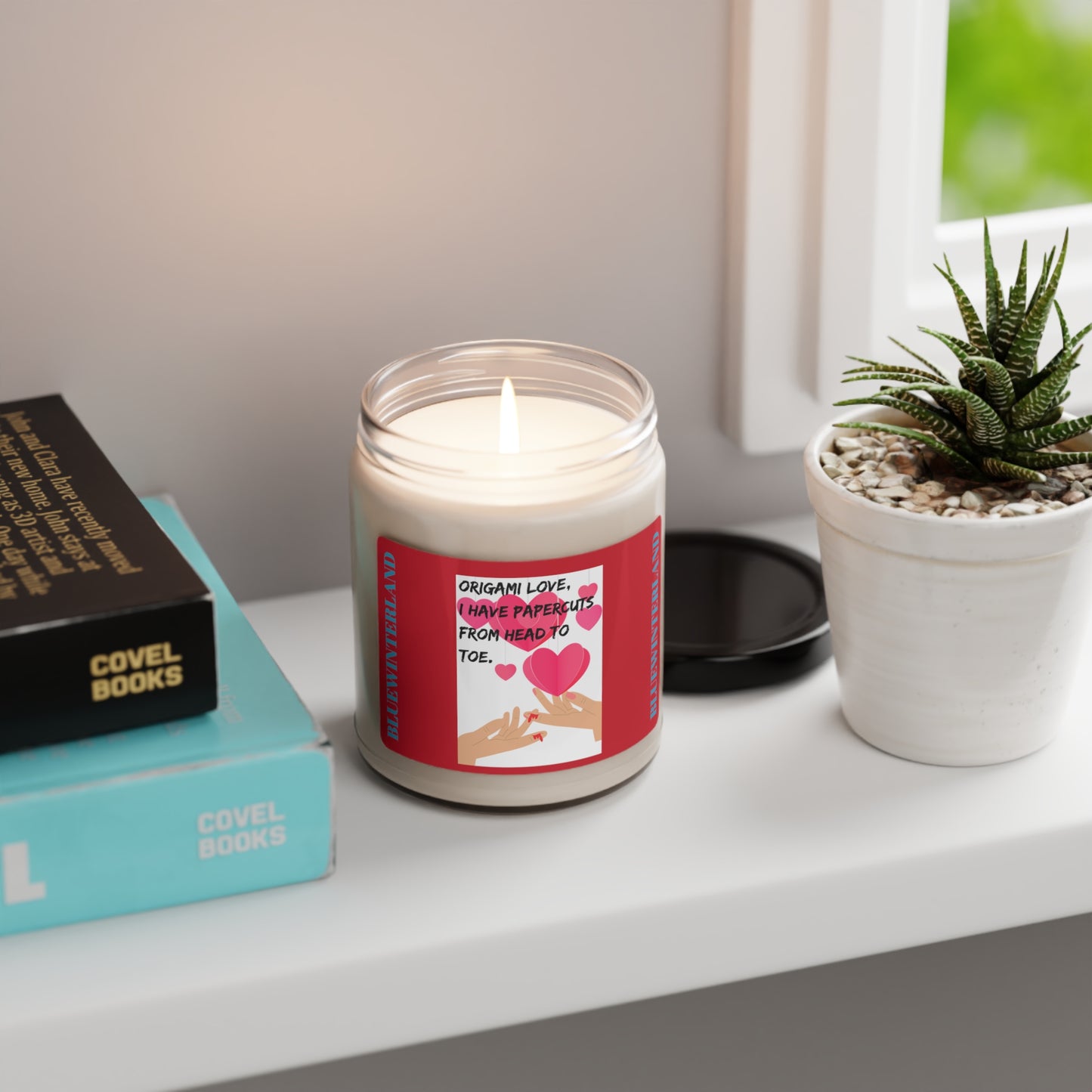 ORIGAME LOVE  Scented Soy Candle, 9oz