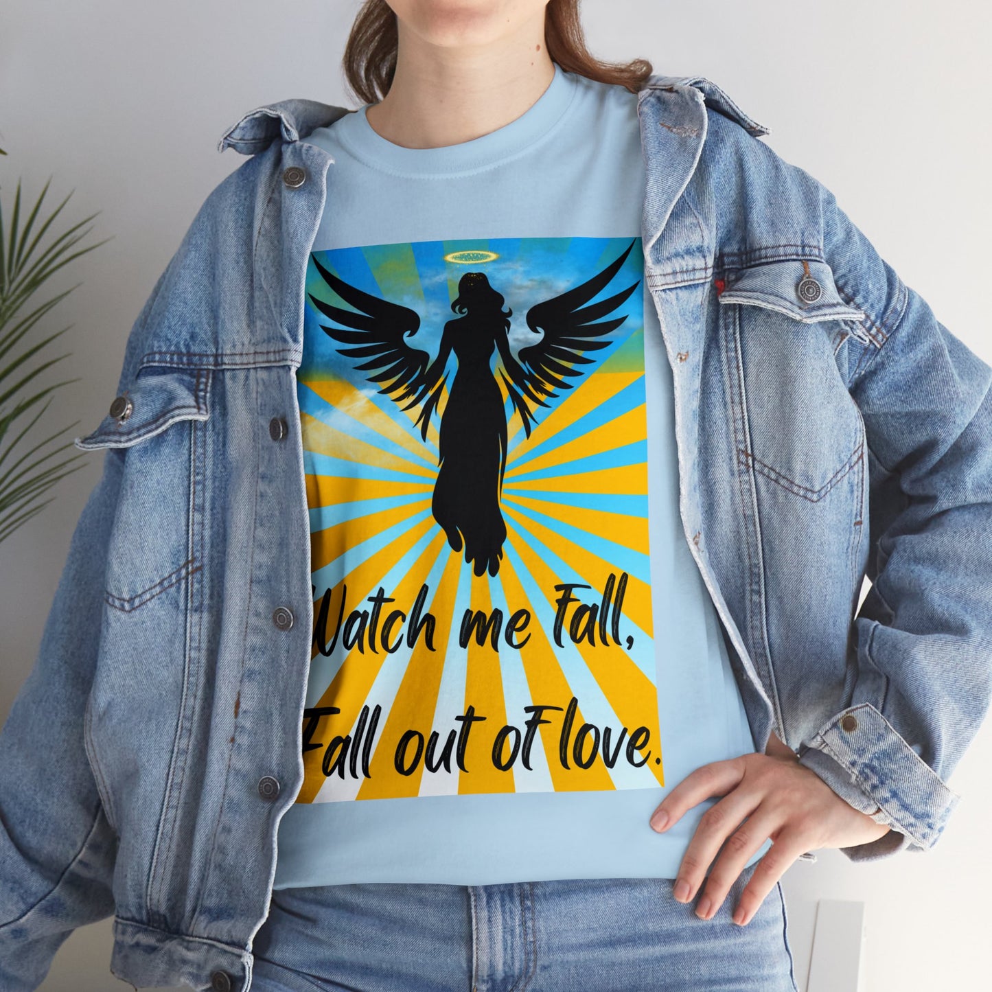 FALL OUT OF LOVE Unisex Heavy Cotton Tee