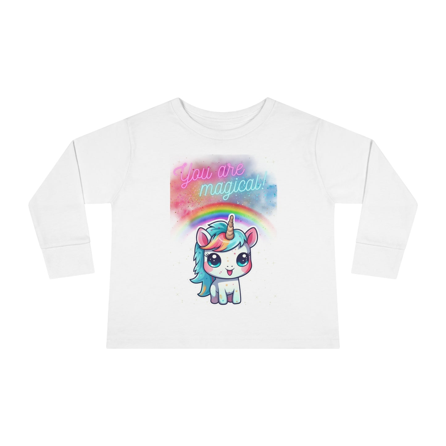 YOU ARE MAGICAL UNICORN LOV Toddler Long Sleeve Tee