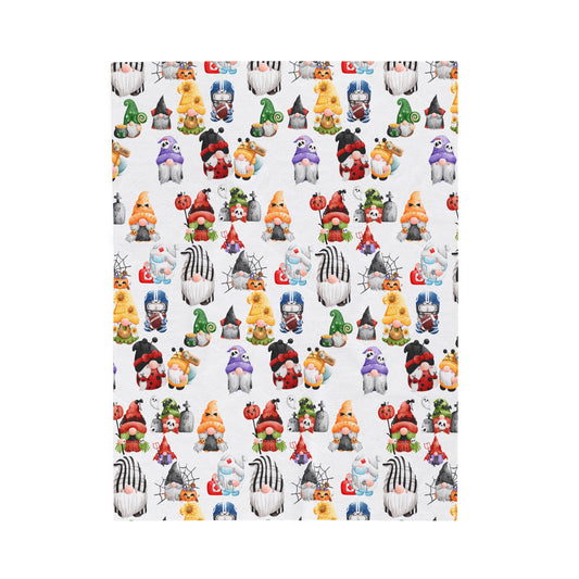 GNOMES IN HALLOWEEN Velveteen Plush Blanket