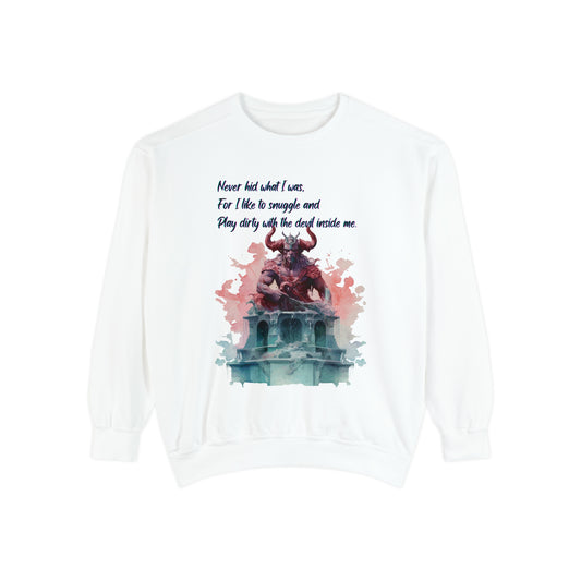 DEMON LOVER Unisex Garment-Dyed Sweatshirt