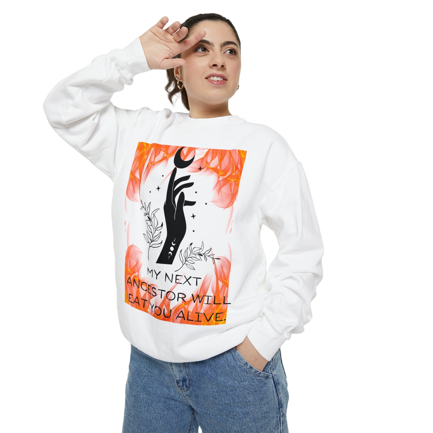 MY NEXT ANCESTOR Unisex Garment-Dyed Sweatshirt