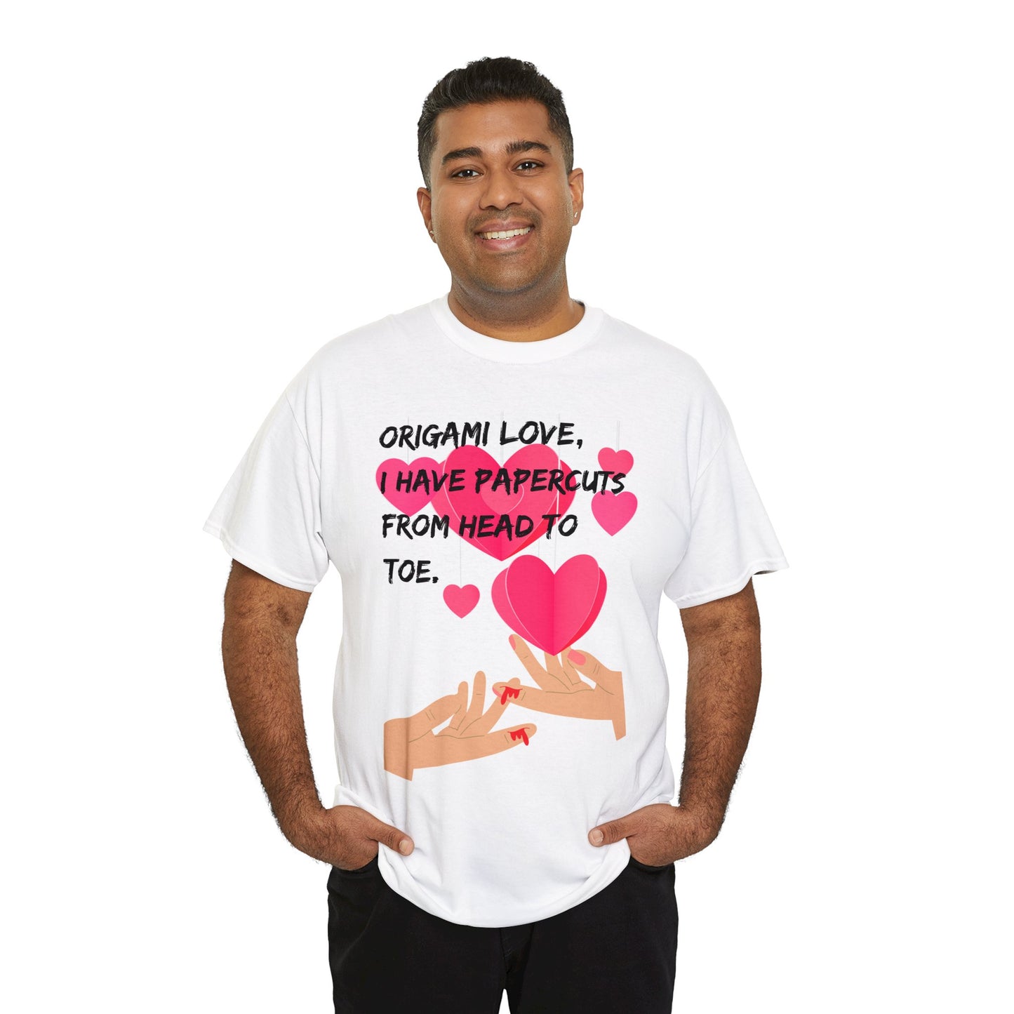 ORIGAME LOVE Unisex Heavy Cotton Tee