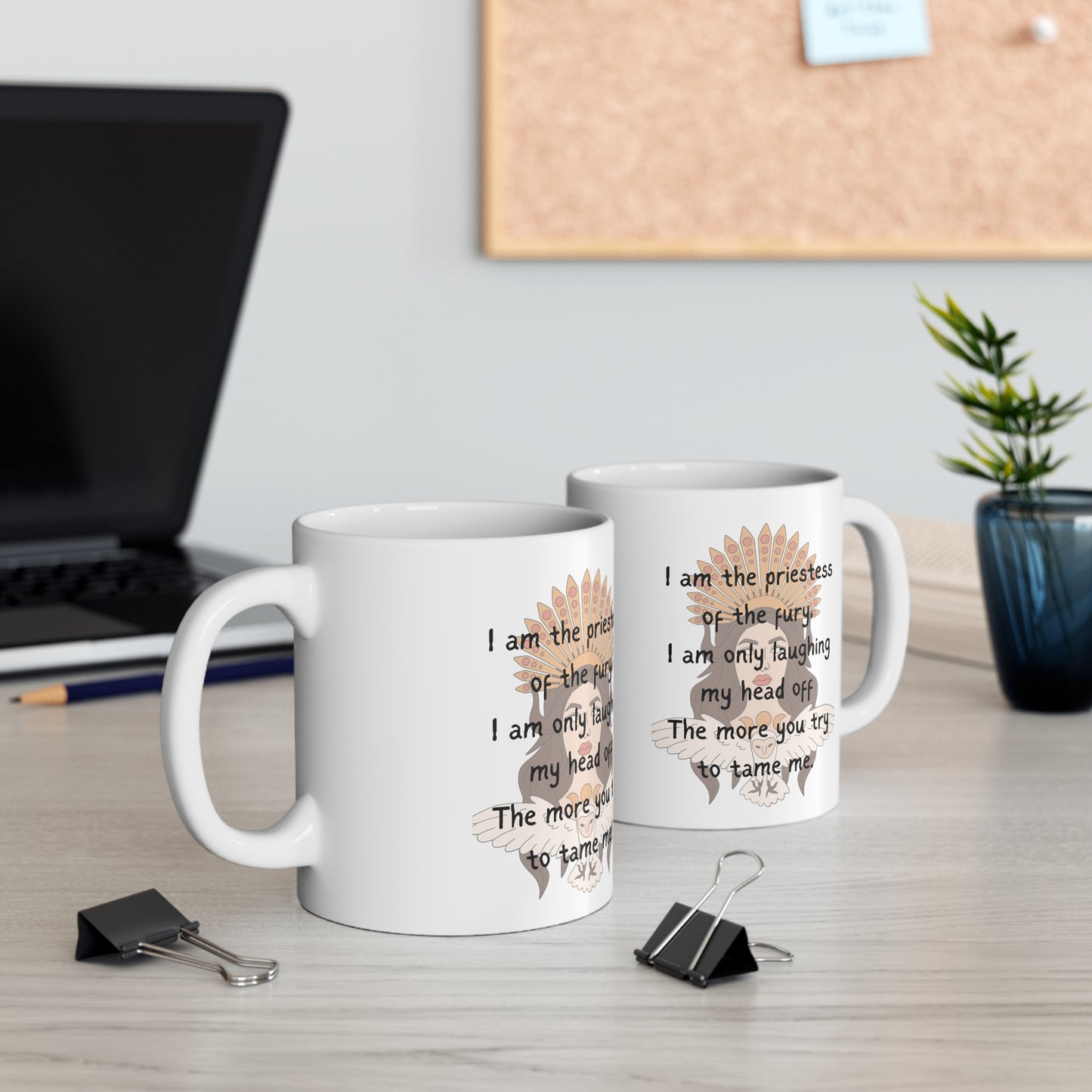 PRIESTESS OF THE FURY Ceramic Mug 11oz