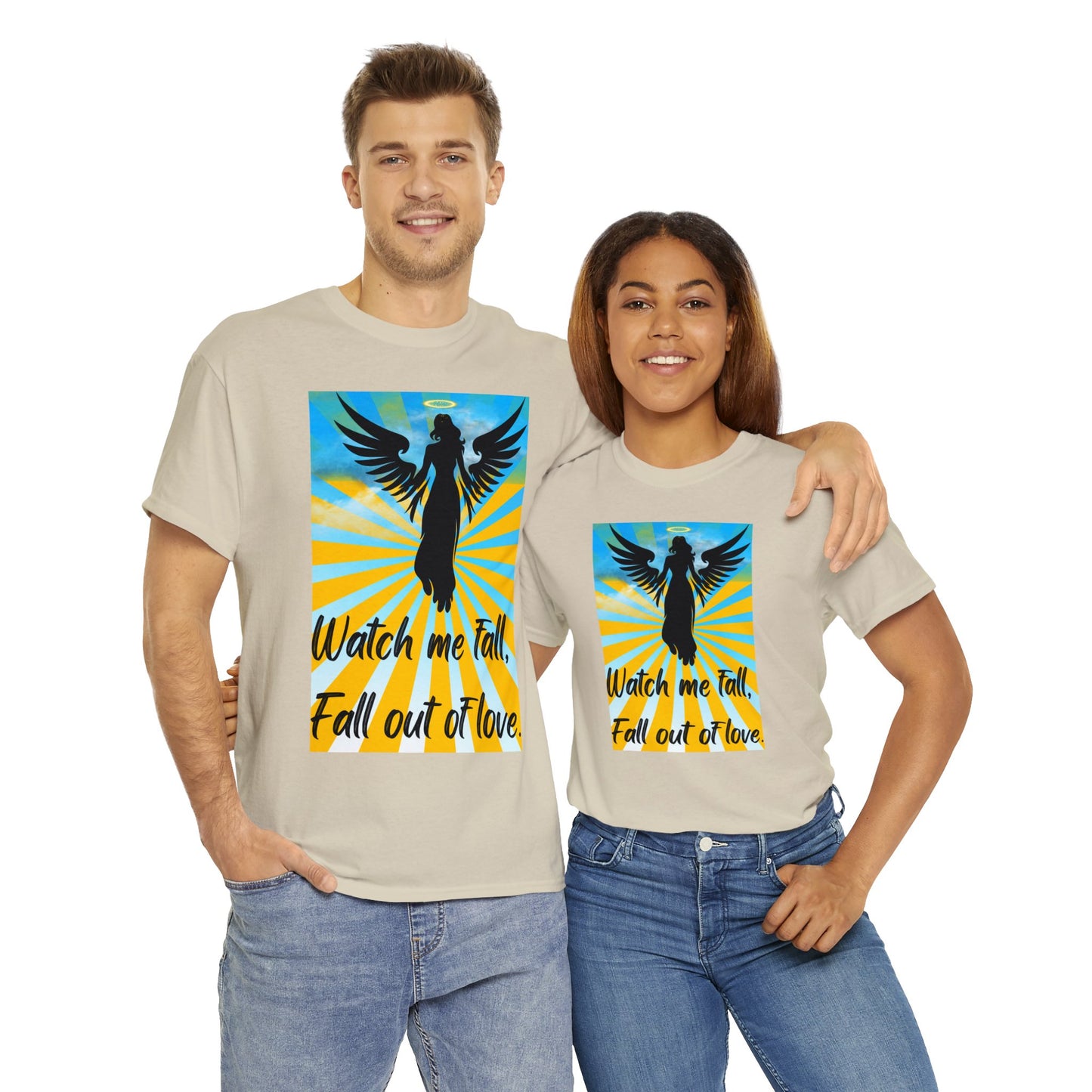 FALL OUT OF LOVE Unisex Heavy Cotton Tee