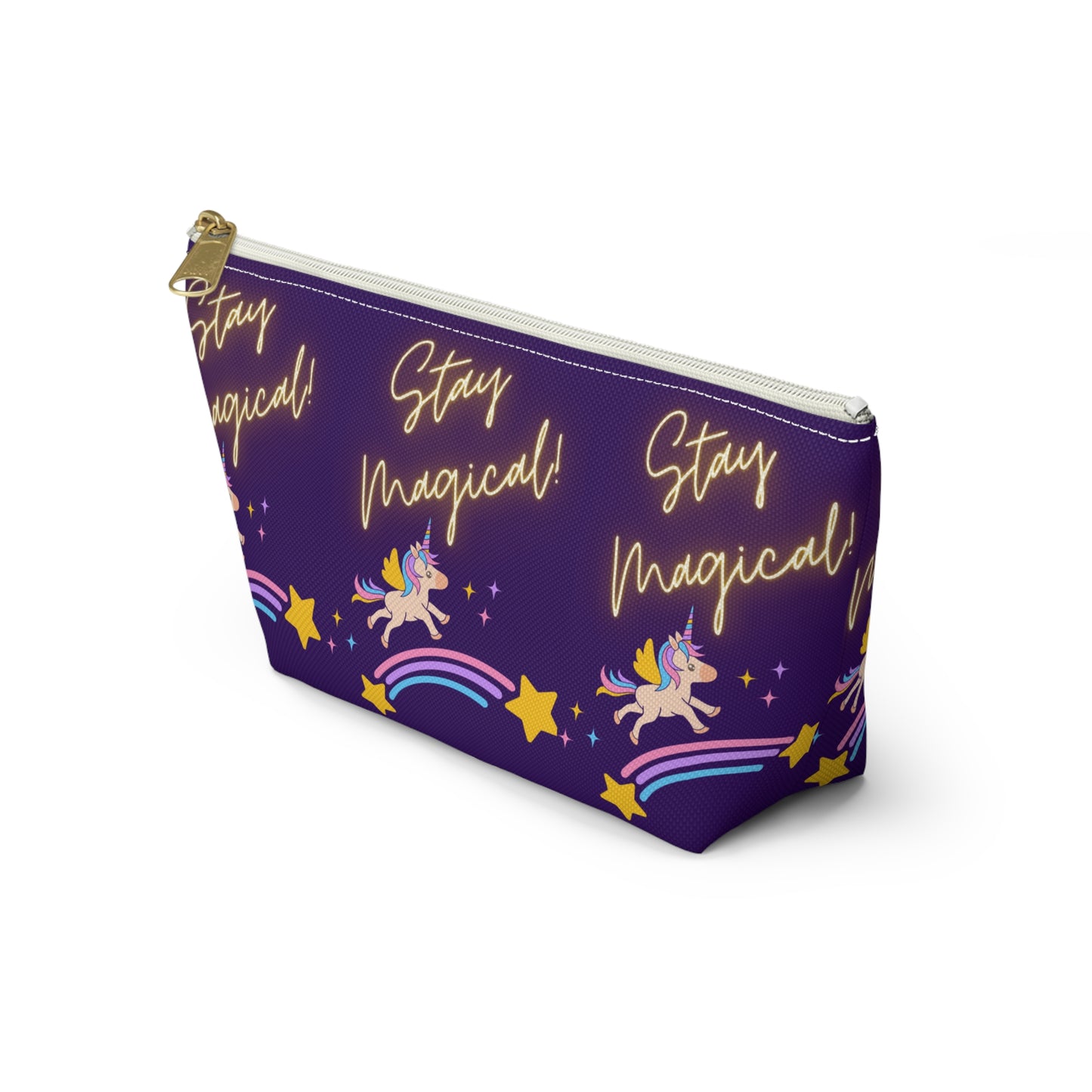 STAY MAGICAL UNICORN LOVE Accessory Pouch w T-bottom