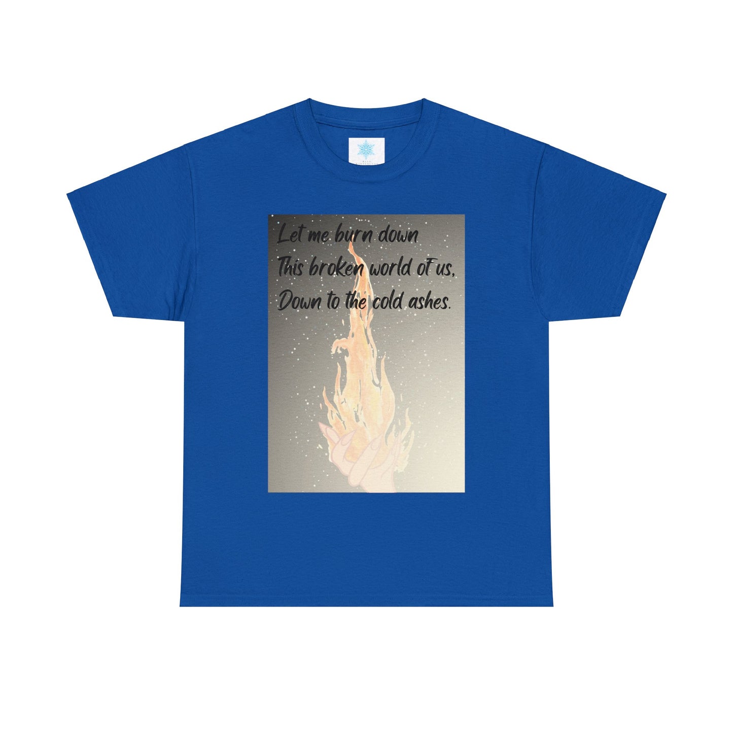DOWN TO THE ASHES  Unisex Heavy Cotton Tee