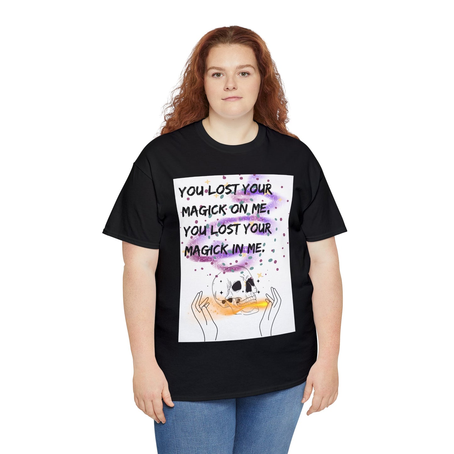 LOST YOUR MAGICK Unisex Heavy Cotton Tee