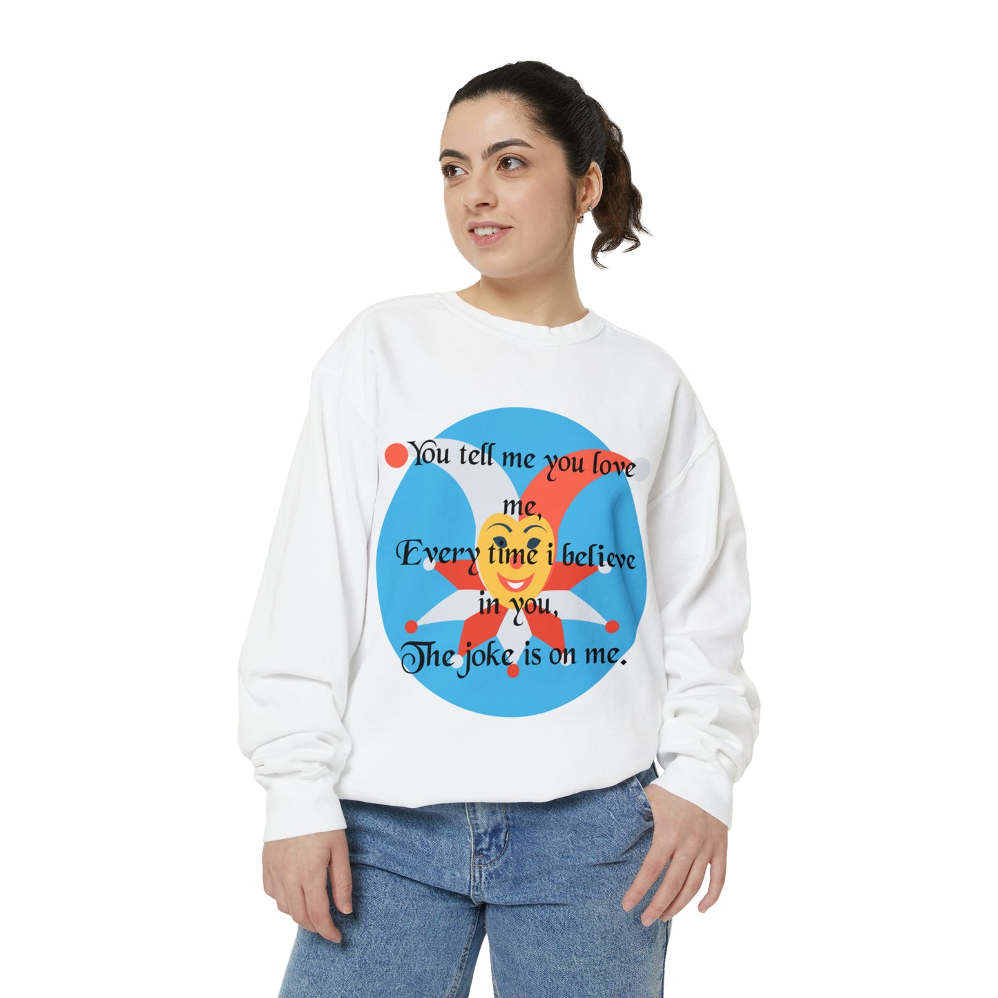 THE JOKESTER Unisex Garment-Dyed Sweatshirt