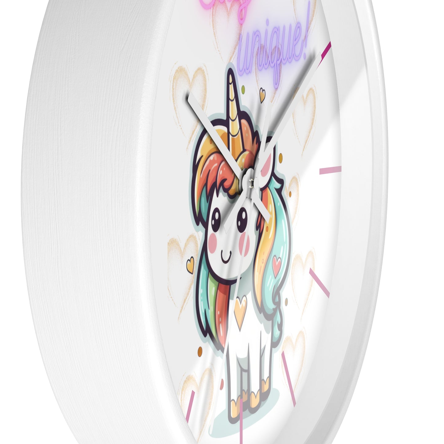STAY UNIQUE LOVE Wall Clock