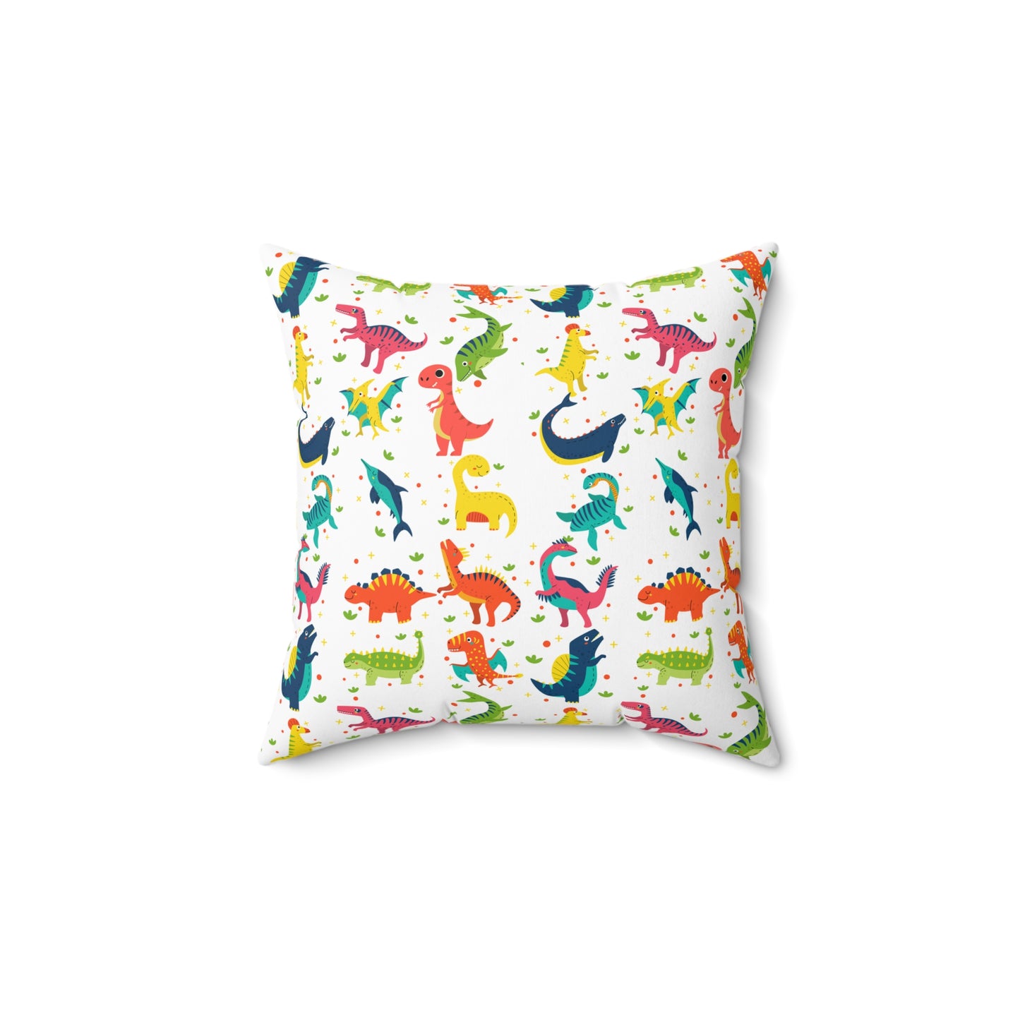 ROAR LIKE A DINASOUR Spun Polyester Square Pillow For Boy's Room