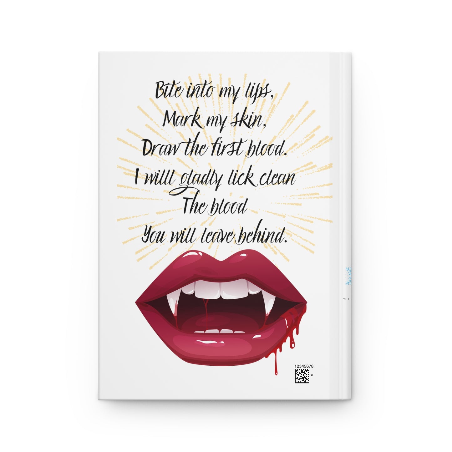 HALLOWEEN KISS Hardcover Journal Matte