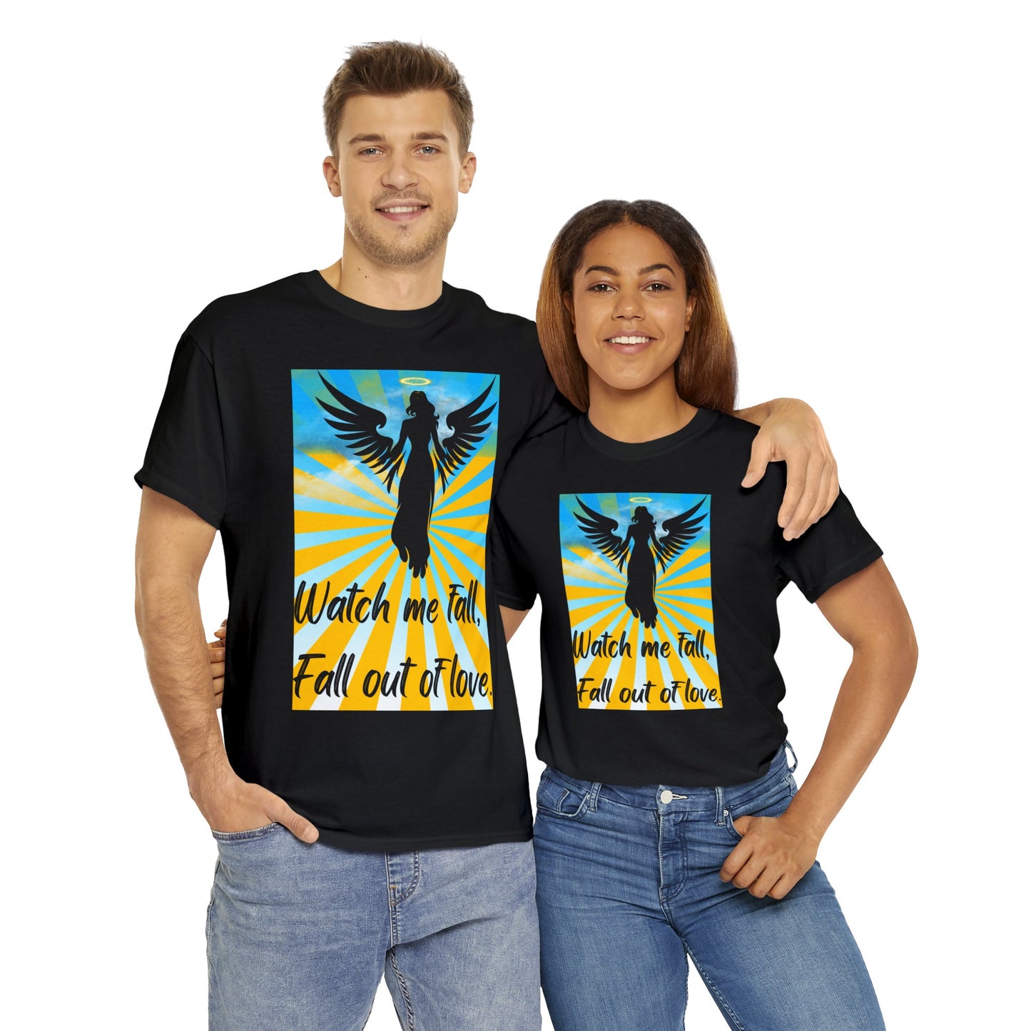 FALL OUT OF LOVE Unisex Heavy Cotton Tee