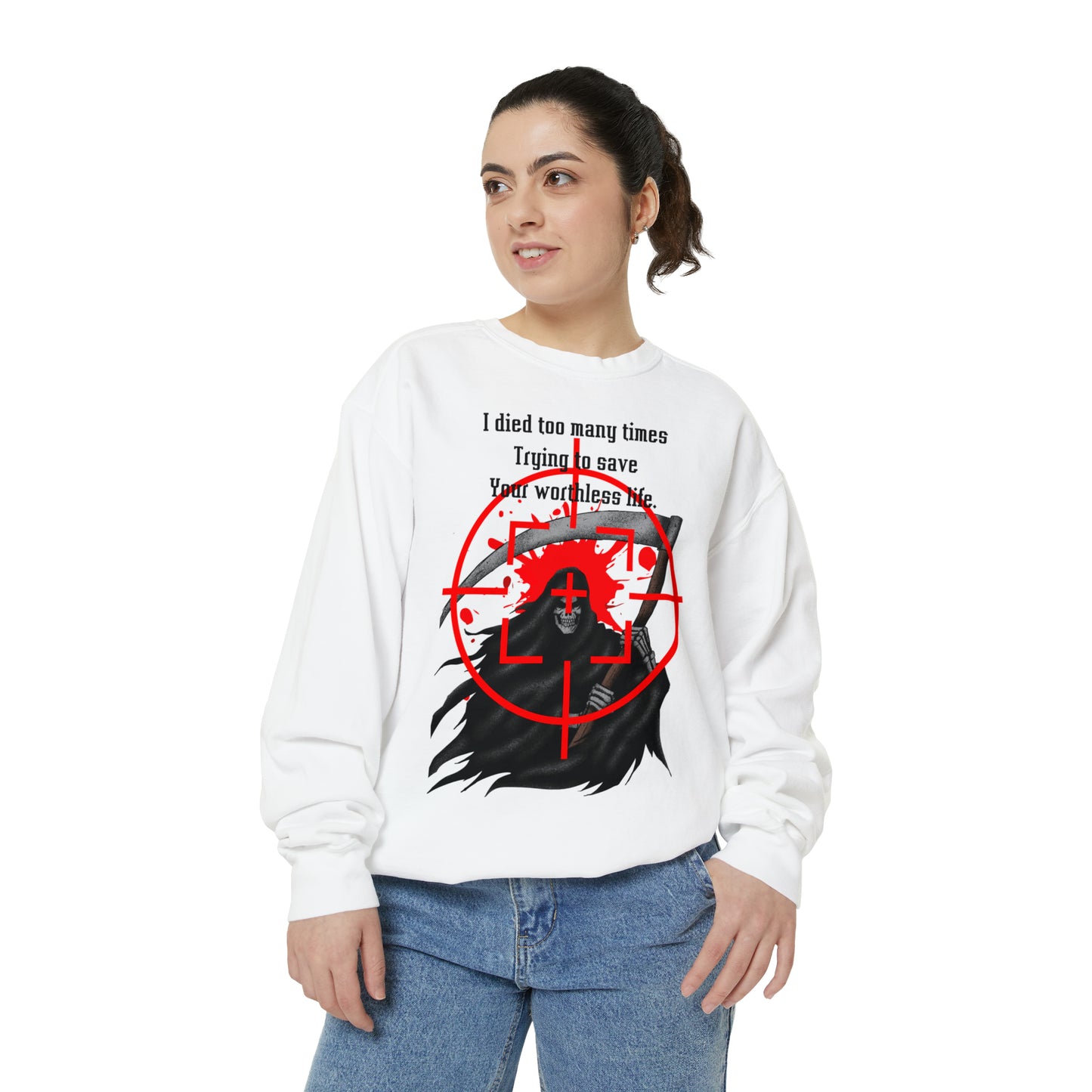 GAMER GIRL Unisex Garment-Dyed Sweatshirt