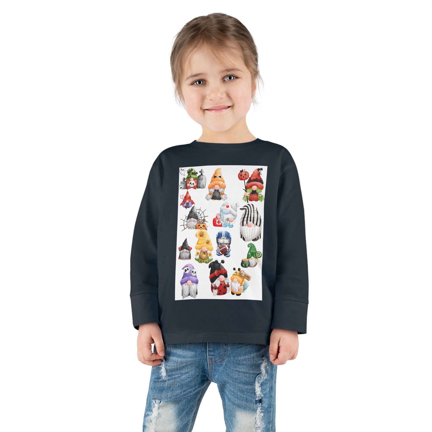 HALLOWEEN GNOMES Toddler Long Sleeve Tee