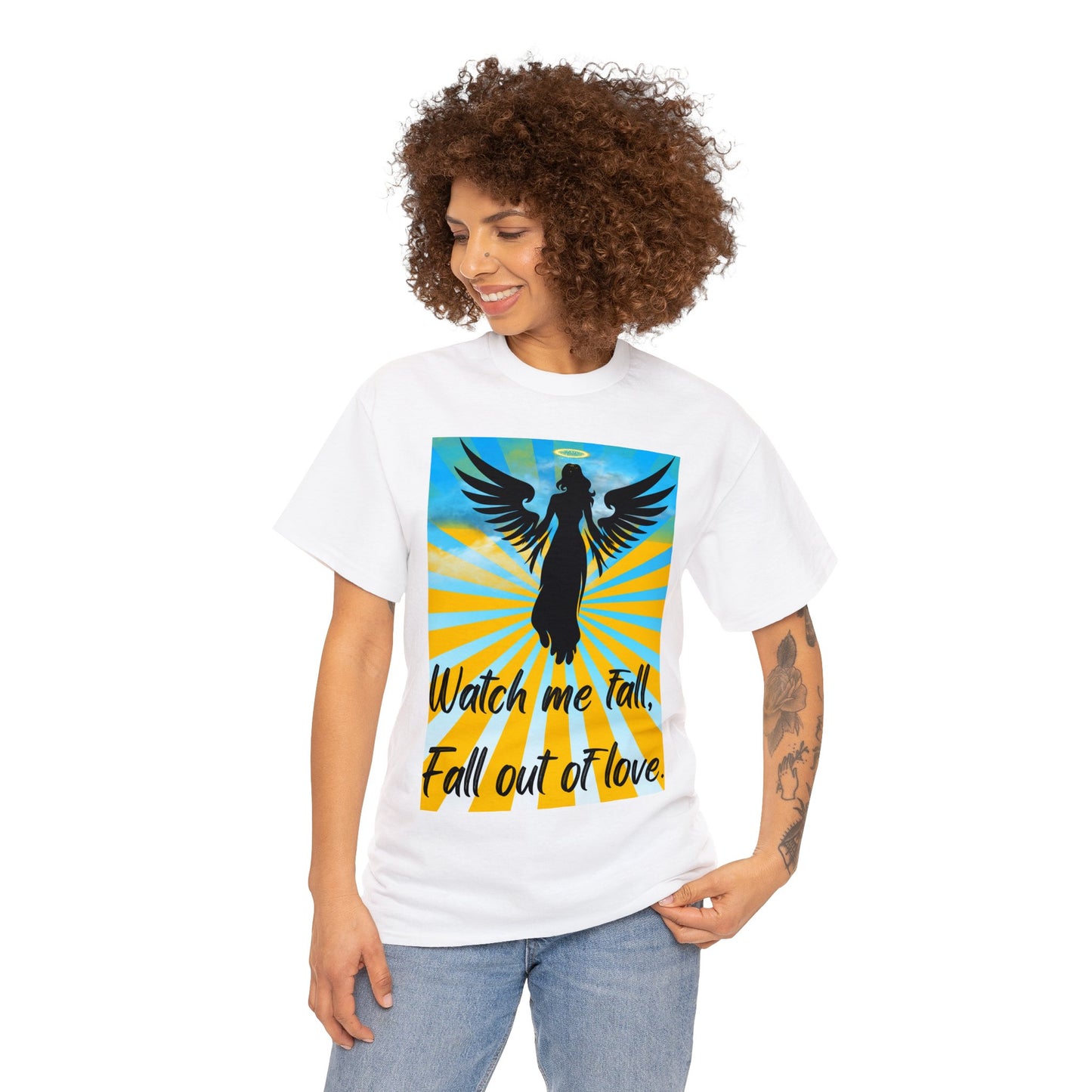FALL OUT OF LOVE Unisex Heavy Cotton Tee