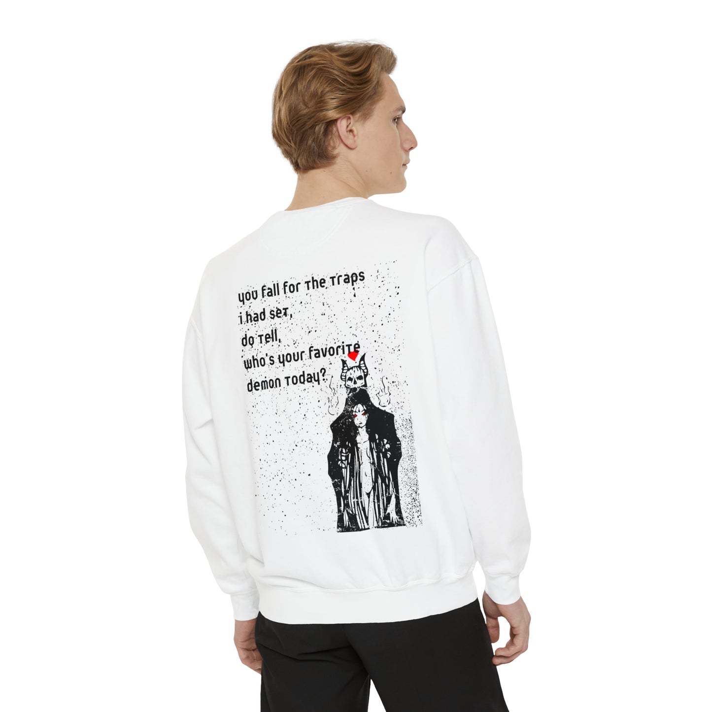 DEMON TALES V1 Unisex Garment-Dyed Sweatshirt