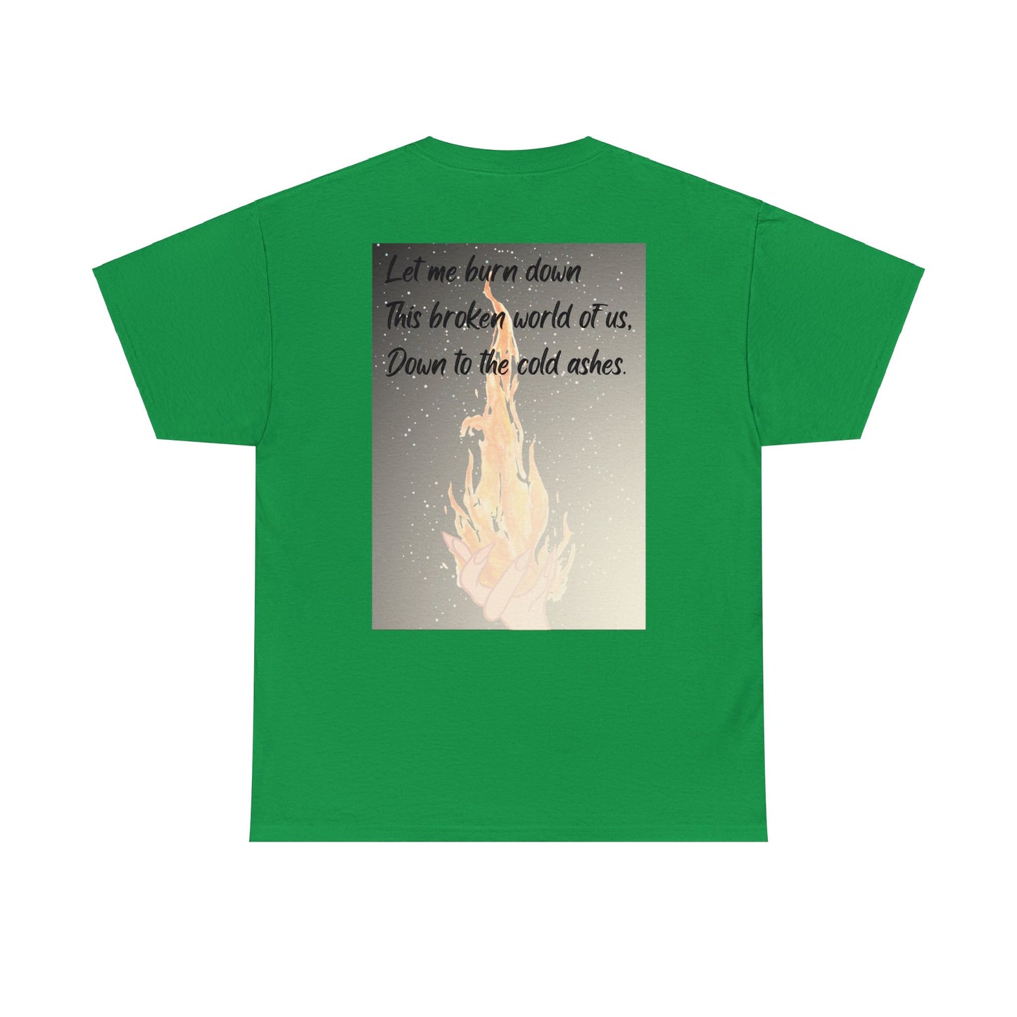 DOWN TO THE ASHES  Unisex Heavy Cotton Tee